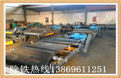 永磁皮帶安裝除鐵器的作用