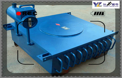 自卸式電磁除鐵器，定州RCDD-10超強自卸式電磁除鐵器安裝工作視頻_國家標準_干式輕型定州RCDD-10超強自卸式電磁除鐵器型號  