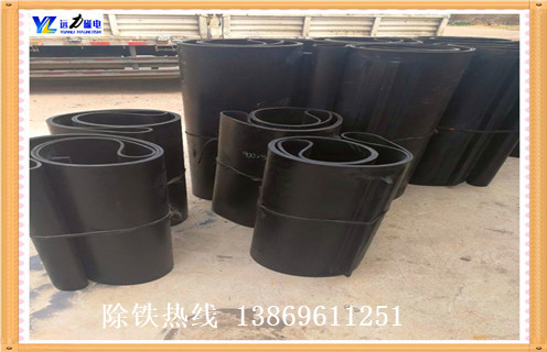 運輸皮帶除鐵器，山東運輸皮帶安裝除鐵器調整方法_山東運輸皮帶安裝除鐵器跑偏原因及如何調_刮板價格