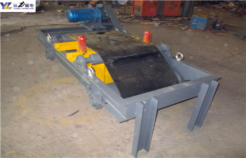 皮帶式除鐵器，福建皮帶式除鐵器工作原理調(diào)整方法_福建皮帶式除鐵器工作原理跑偏原因及如何調(diào)_刮板價格