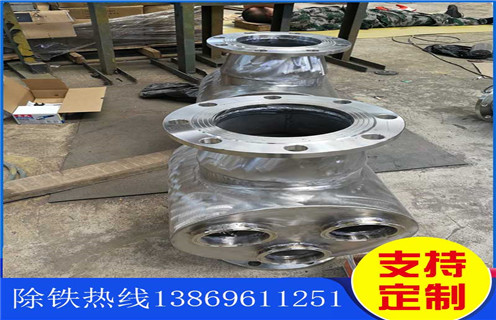 液體管道除鐵器，廣西液體管道除鐵器_廣西液體管道除鐵器廠家應(yīng)用安裝示意圖型12000高斯_可定制工作原理