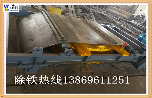 電磁自卸式除鐵器，臨朐電磁自卸式除鐵器公司_臨朐電磁自卸式除鐵器公司價(jià)格保養(yǎng)廠家配件_型號及工作視頻